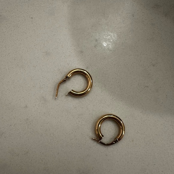 CATBIRD Grand Tubetti Gold Hoops (pair) - Size small 10 mm CURRENTLY SOLD OUT - Picture 5 of 5